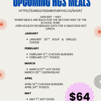 Hot meals| Half Year | Spring 2026