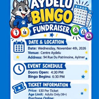 Adult Bingo Night - Nov 4th 2026