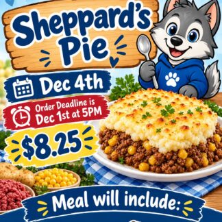 Sheppards Pie Dec 4th 2026
