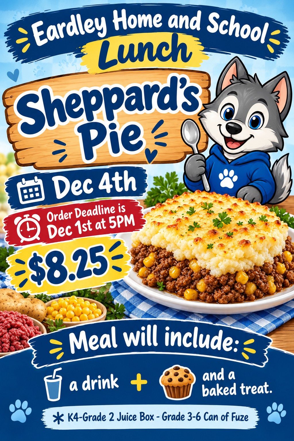 Sheppards Pie Dec 4th 2026
