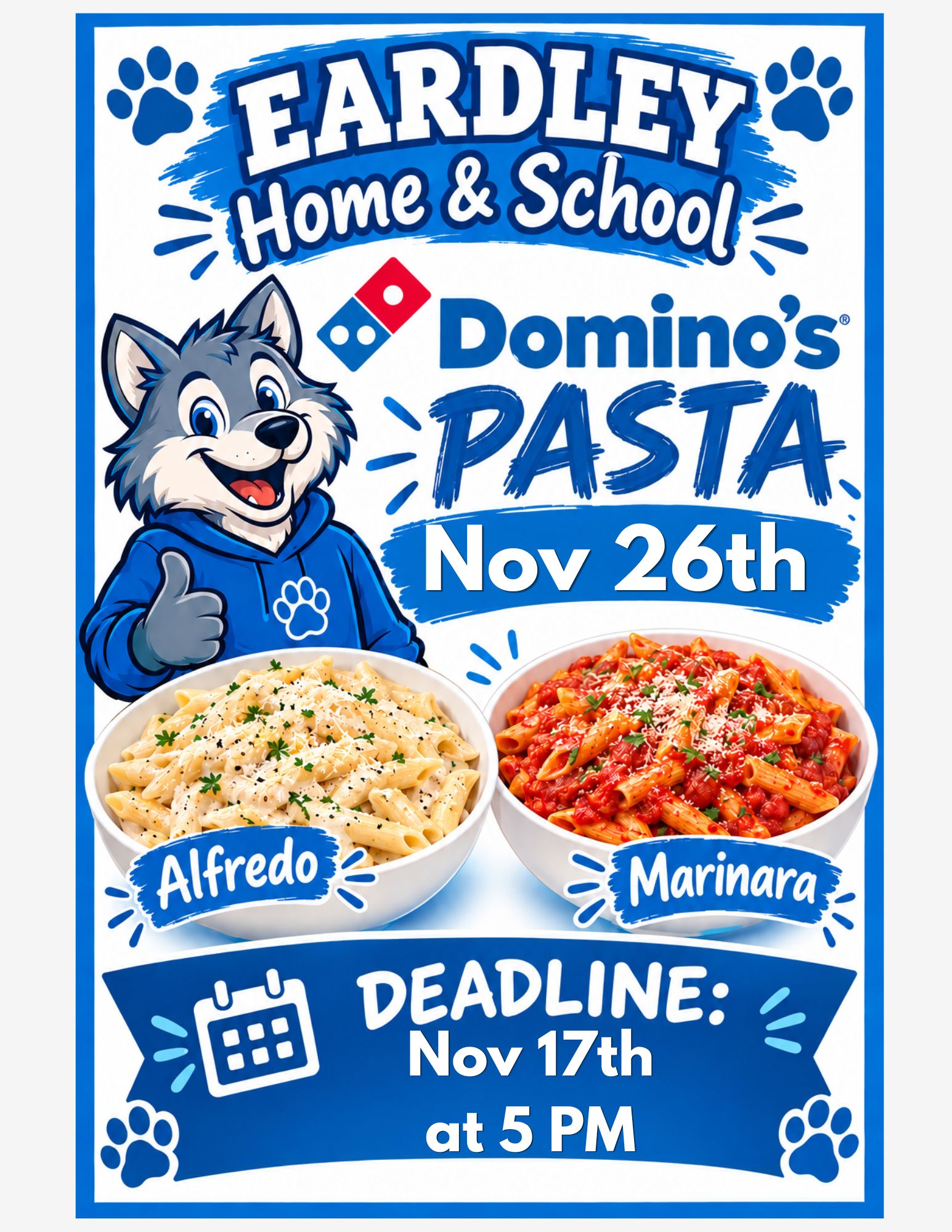 Pasta Lunch | Nov 26th 2026